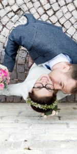 Hochzeit, Trauung, Böblingen, Standesamt, Braut, Paar, Strauss, Bräutigam, weiß