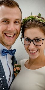 Hochzeit, Trauung, Böblingen, Standesamt, Braut, Paar, Strauss, Bräutigam, weiß